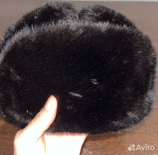 Норковая шапка мужская новая
