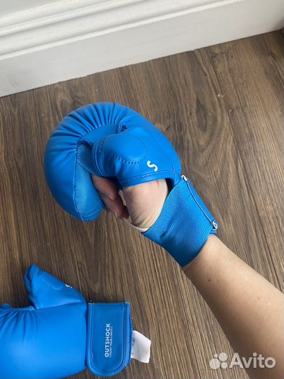 Перчатки для карате единоборств накладки размер S