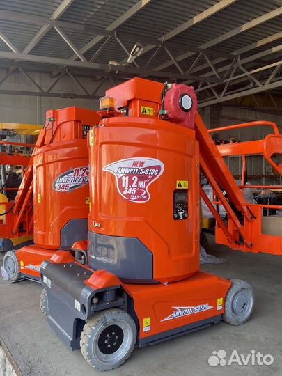 Самоходный мачтовый подъемник в аренду электро