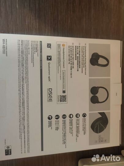 Sony Extra Bass WH-XB700 Black Беспроводные наушни