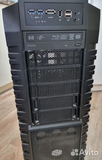 Корпус Bigtower Cooler Master HAF X без бп с окном