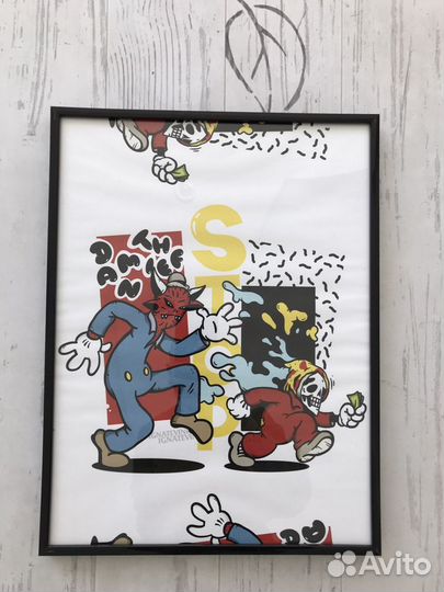 Плакаты аниме, скейт