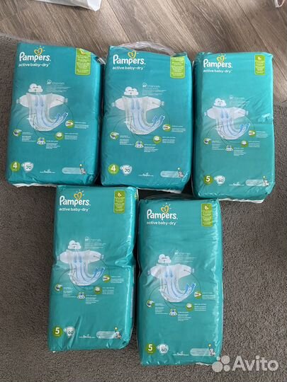 Pampers подгузники 3/4/5