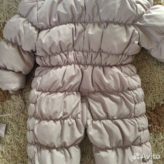 Комбинезон зимний для девочки рост 80-86