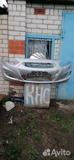 Бампер передний hyundai solaris 2011