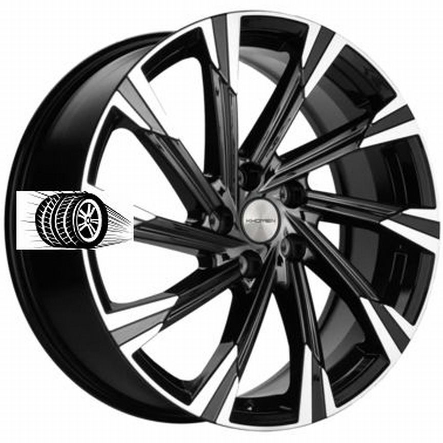 Литые диски Khomen Wheels 7.5×R19 5×114.3