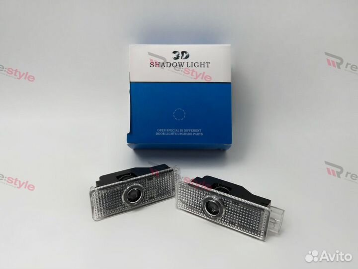 Проекция логотипа BMW на двери Тип 2