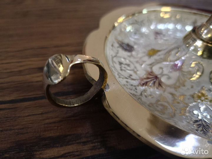 Подсвечник бронзовый