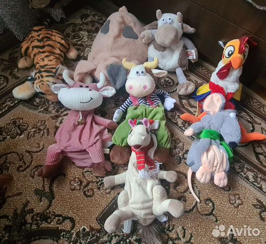 Мягкие игрушки, пакетом