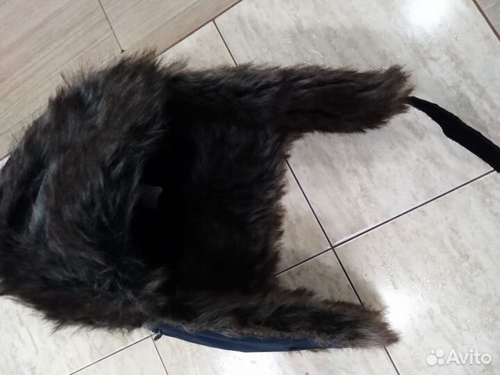 Зимняя шапка-ушанка детская