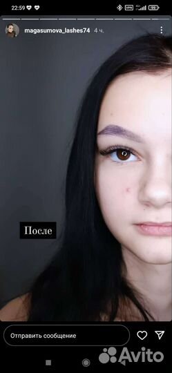 Наращивание,лами ресниц и оформление бровей