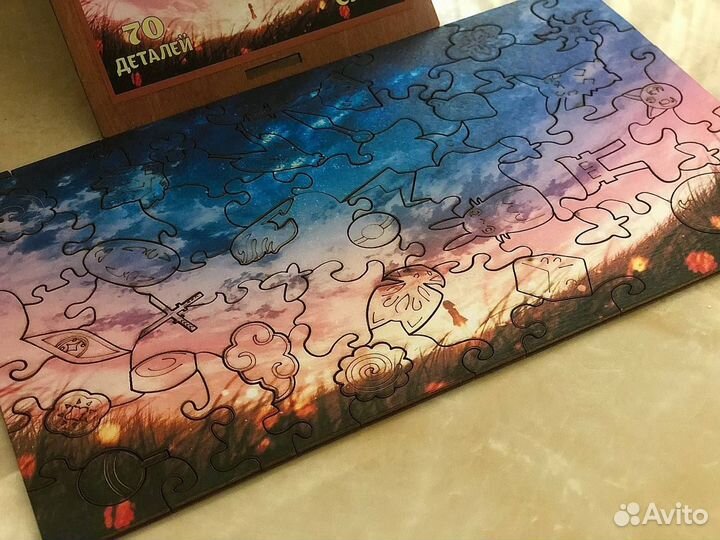 Пазлы деревянные для детей и взрослых