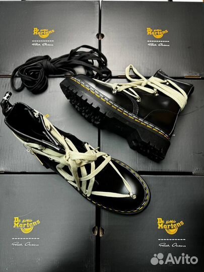 Dr Martens X Rick Owens Lace Up Boot Black 41-46