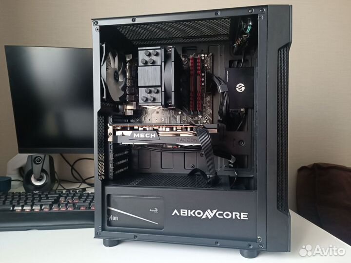 Игровой пк Ryzen 5600x rx 6650xt