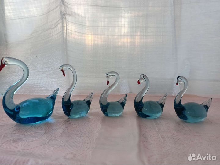 Изделия из цветного стекла времён СССР