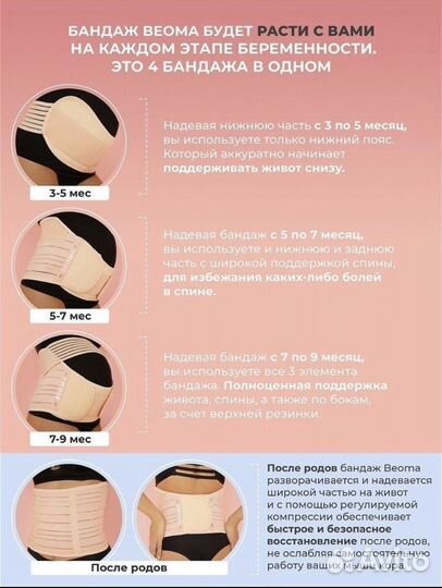Бандаж для беременных beoma