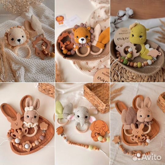 Вязаная игрушка ручной работы