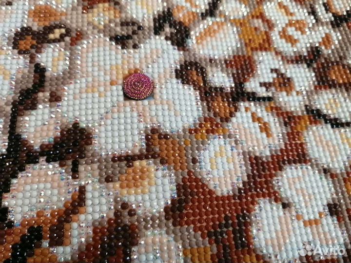 Готовая алмазная мозаика вышивка картина