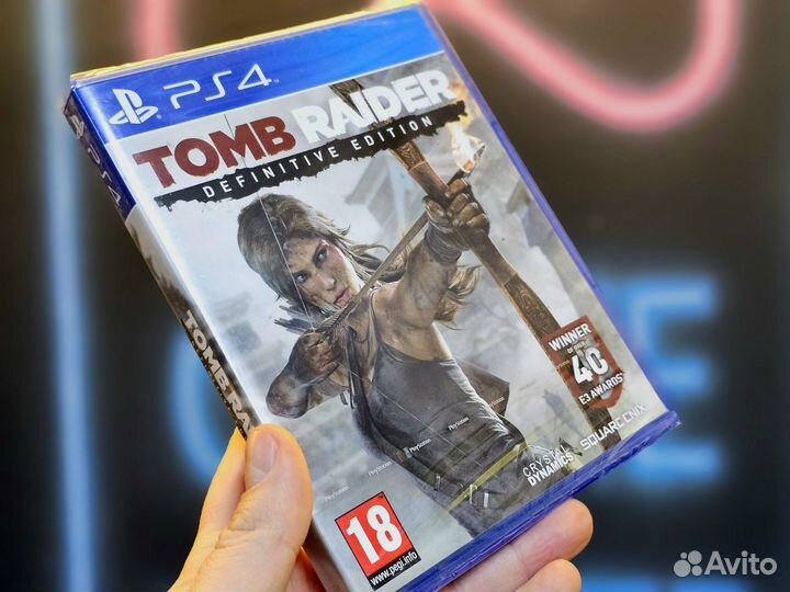 Диск ps4 ps5 Tomb Raider: Definitive Ed