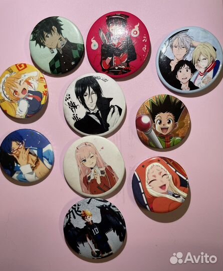 Аниме значки