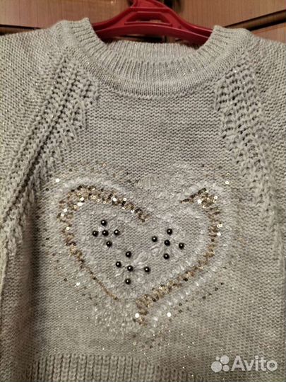 Теплая кофта для девочки