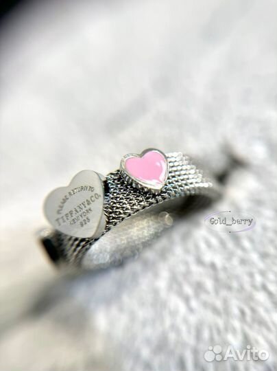 Tiffany кольцо сердце