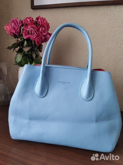 Сумка женская голубая