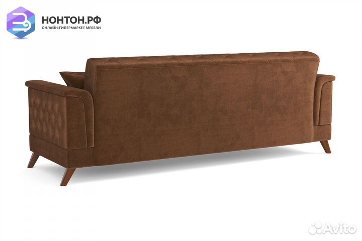 Диван книжка Амарант коричневый