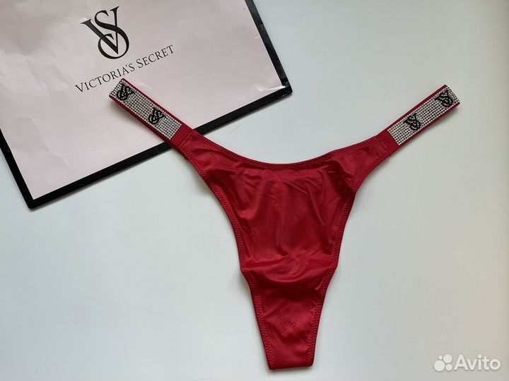 Атласные стринги Victorias Secret