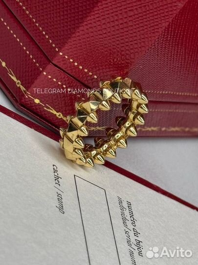 Кольцо Cartier Clash Medium желтое золото 750