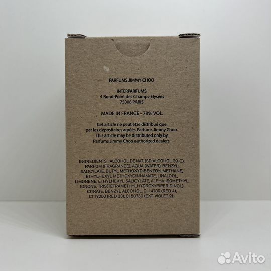 Jimmy Choo 100ml Оригинал Тестер (туалетная вода)