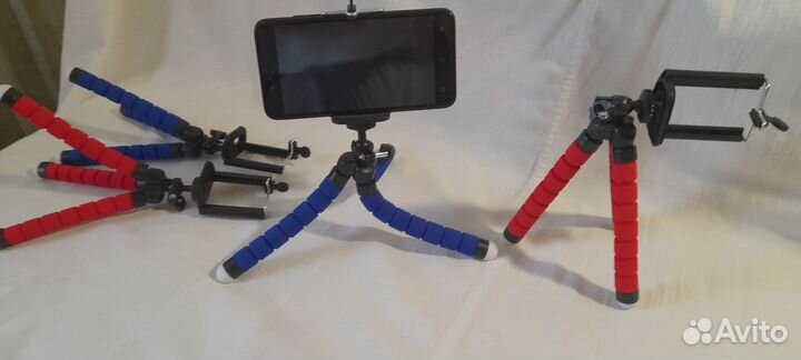 Штатив для телефона гибкий губчатый