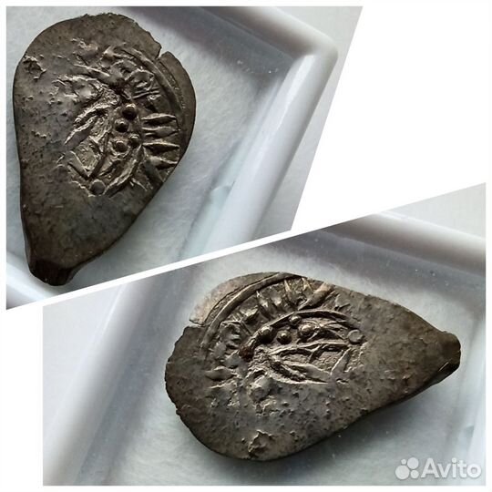 R6 aUNC Денга кентавр/воин с топором влево