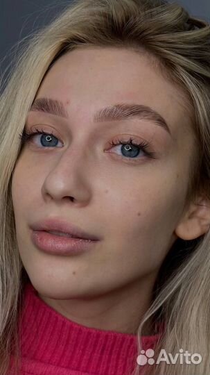 Окрашивание бровей, ламинирование бровей