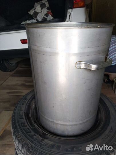Бочка из пищевой нержавейки с краном