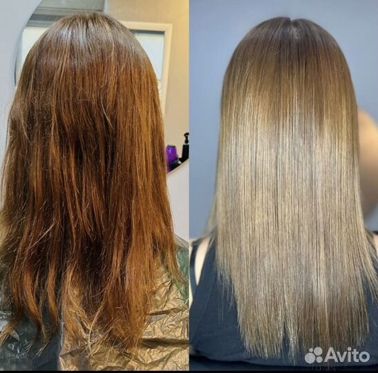 Модель на нанопластику и кератиновое выпрямление