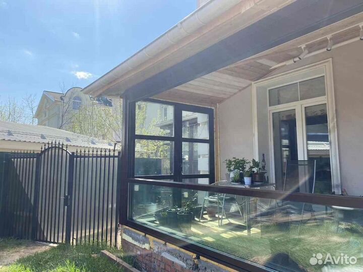 Теплое остекление беседок, террас, веранд