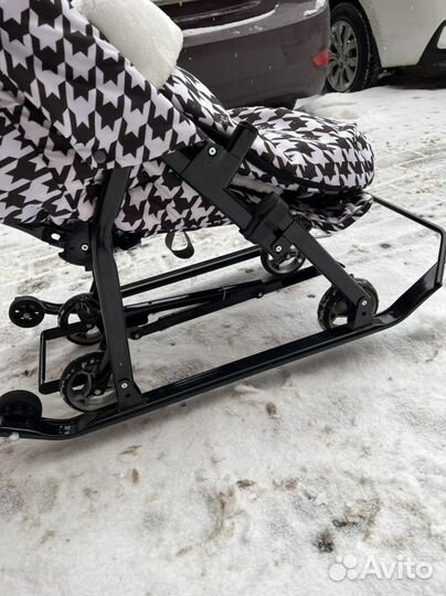 Санки коляска Ника 7-5к