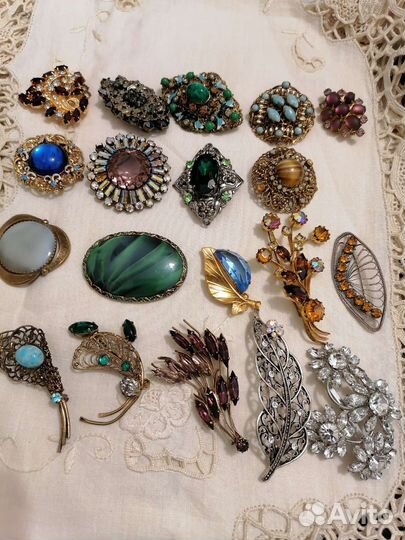 Брошь винтаж СССР яблонекс