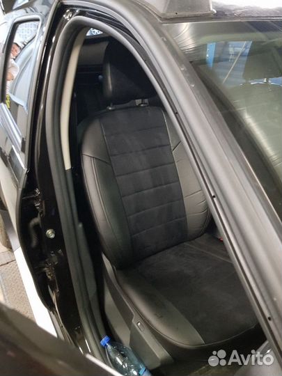 Чехлы из алькантары на Renault Duster от Автопилот