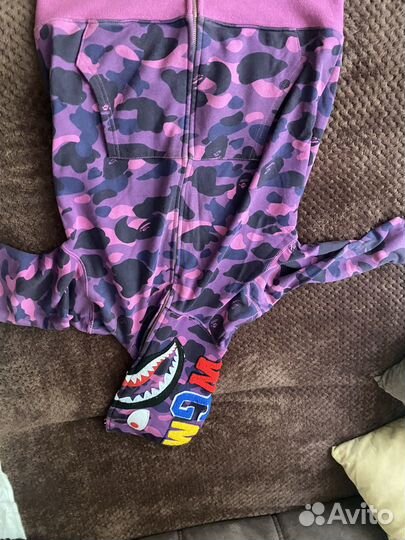 Зип худи bape Shark full zip