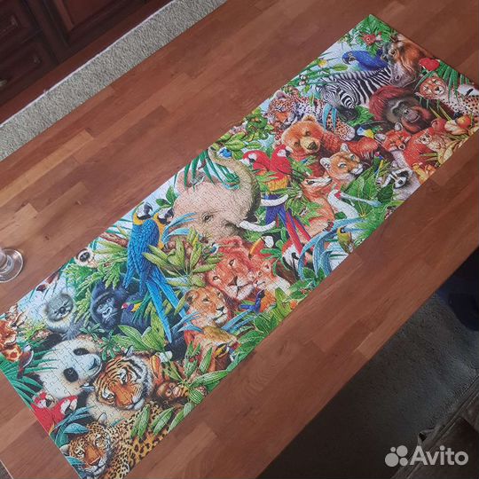 Пазл Панорама Животные 1000 дет