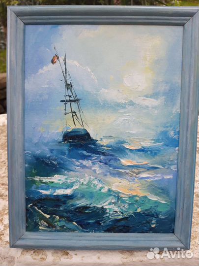 Картина новая холст масло