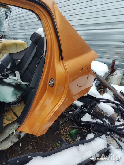 Крыло заднее Peugeot 207