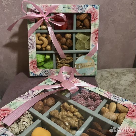 Съедобные подарки из орешков и сухофруктов