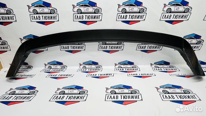 Спойлер BMW 1 F20 карбон натуральный козырек