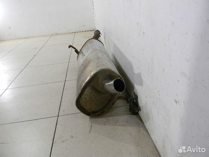 Задняя банка глушителя