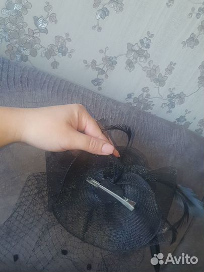 Шляпка с вуалью