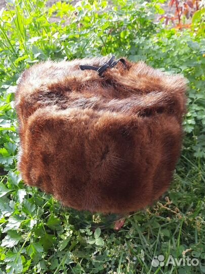 Норковая шапка мужская СССР