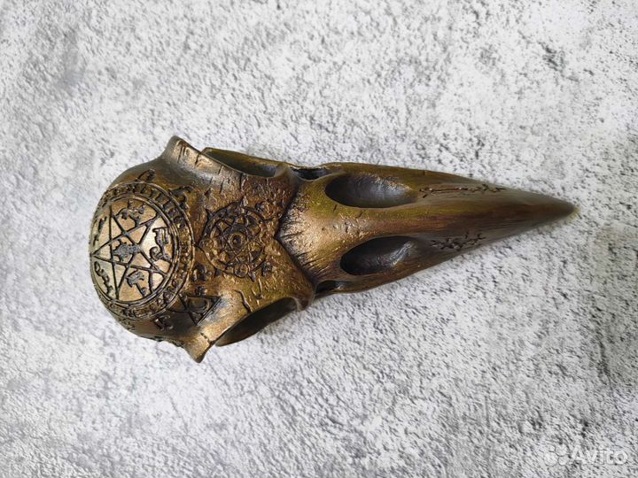 Гипсовая статуэтка Череп ворона